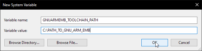 Adding GNUARMEMB variable